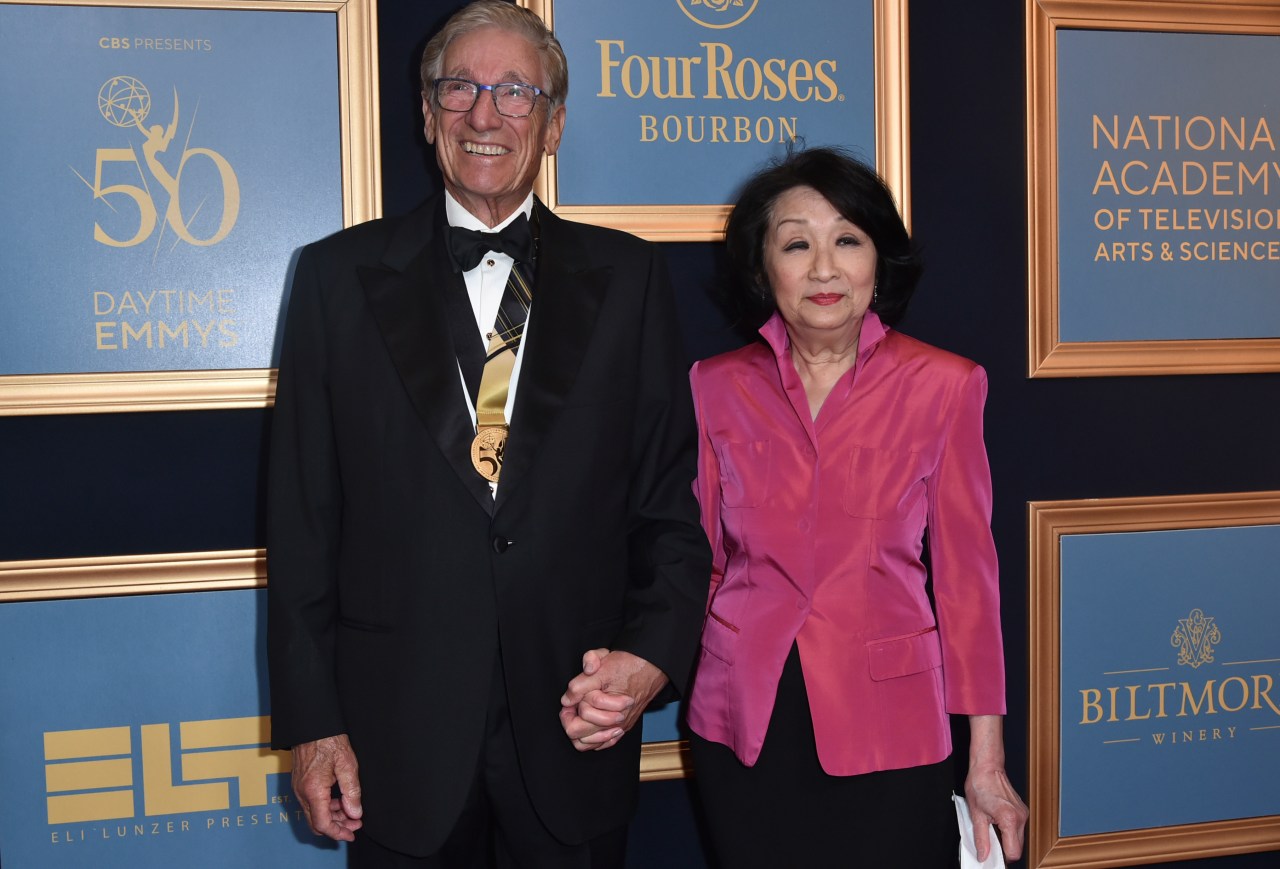 Maury Povich receives lifetime achievement award from wife Connie Chung at Daytime Emmys