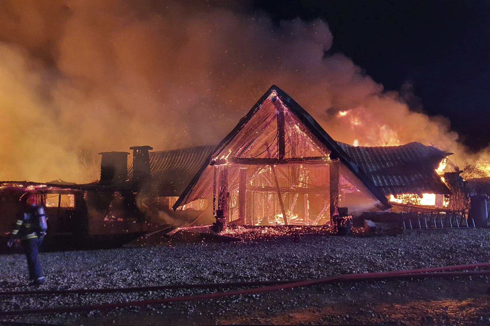 26 people are said to have been at the B&B at the time of the fire