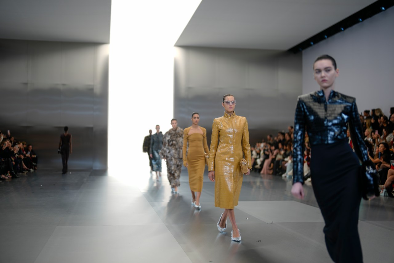 Fendi caps couture with futurism-tinged ode to Lagerfeld at Paris Fashion Week