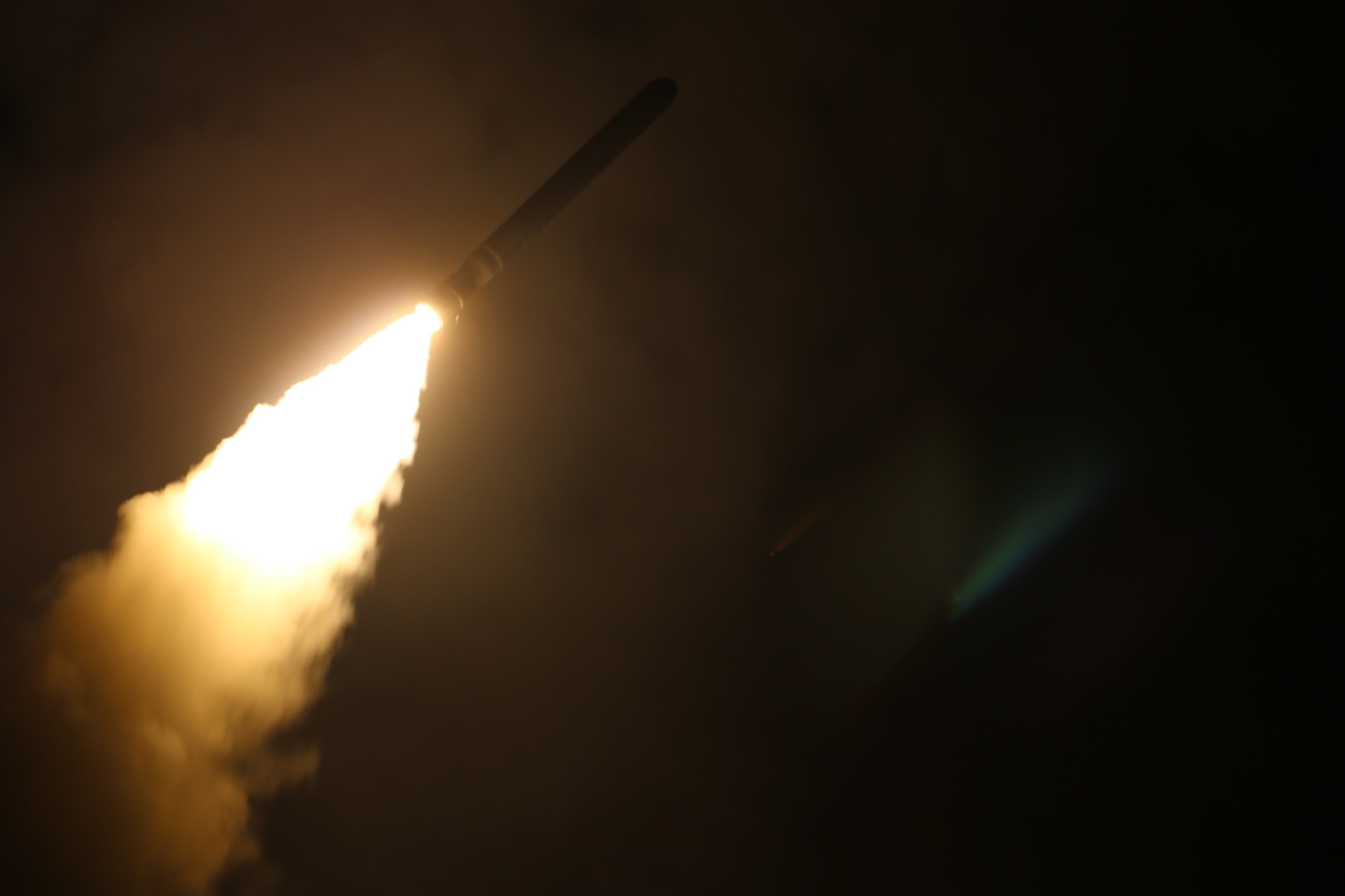 PHOTO: USS Laboon Fires A Tomahawk Land Attack Missile