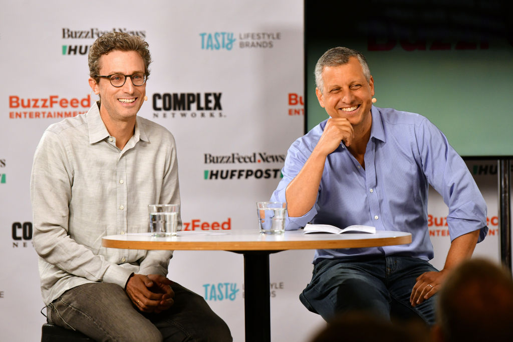 Jonah Peretti, CEO of Buzzfeed and Adam Rothstein Executive Chairman and Director 