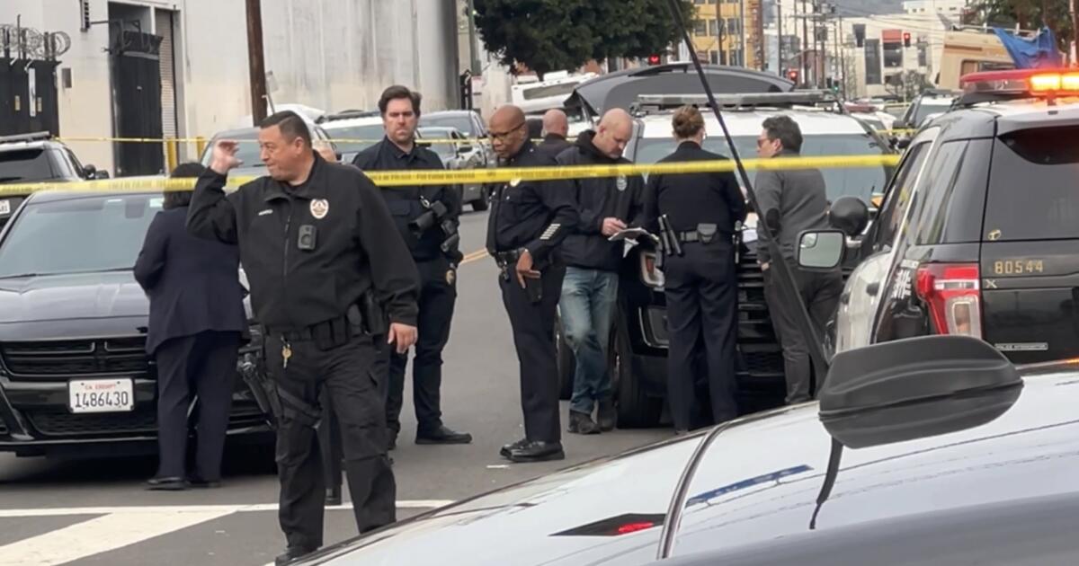 L.A. police fatally shoot man close to Skid Row