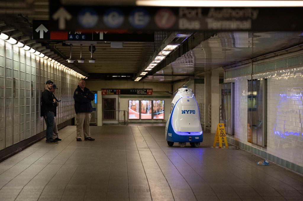 The MTA has a crime epidemic that robots can't even fix