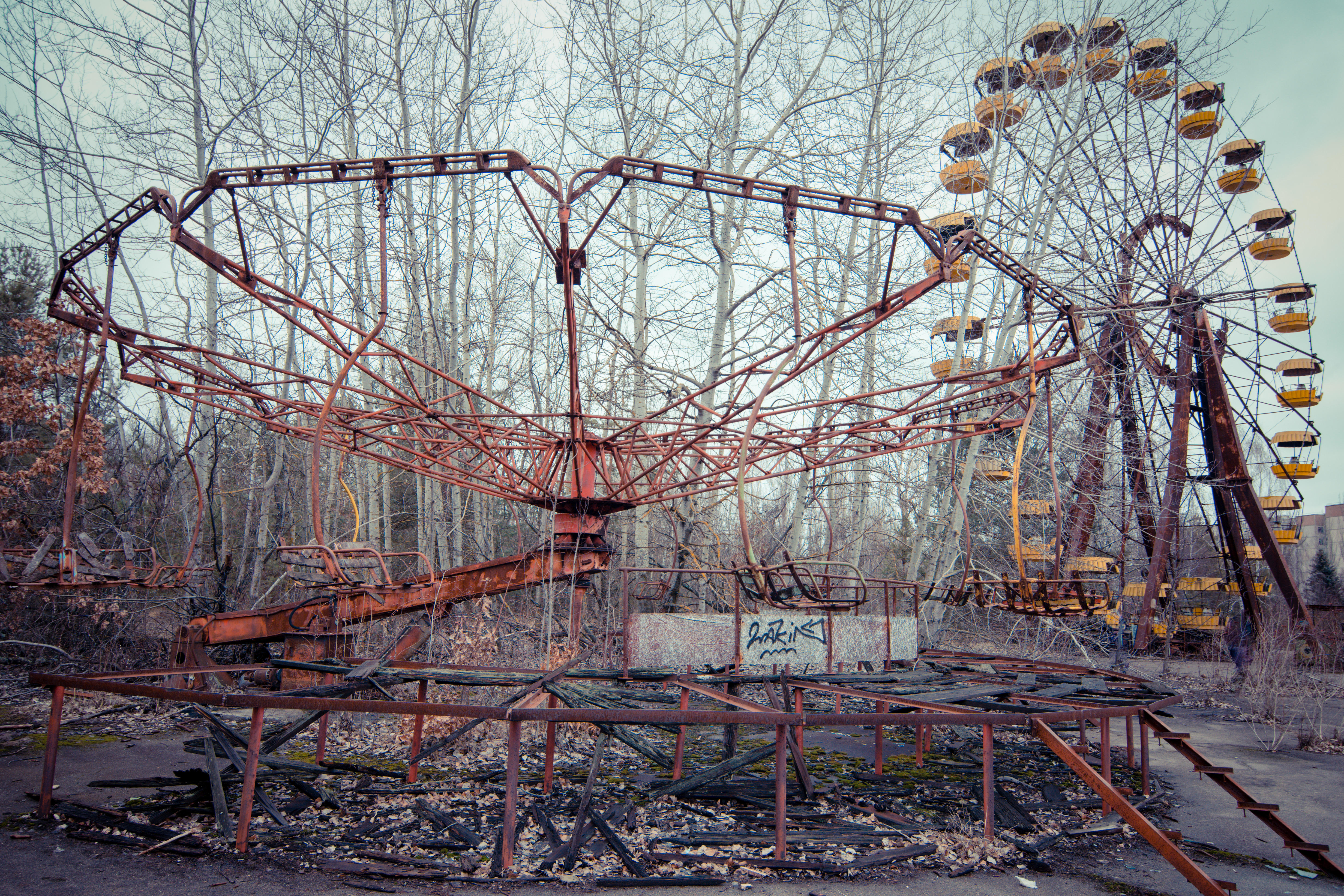 The rides were never used prior to the Chernobyl disaster