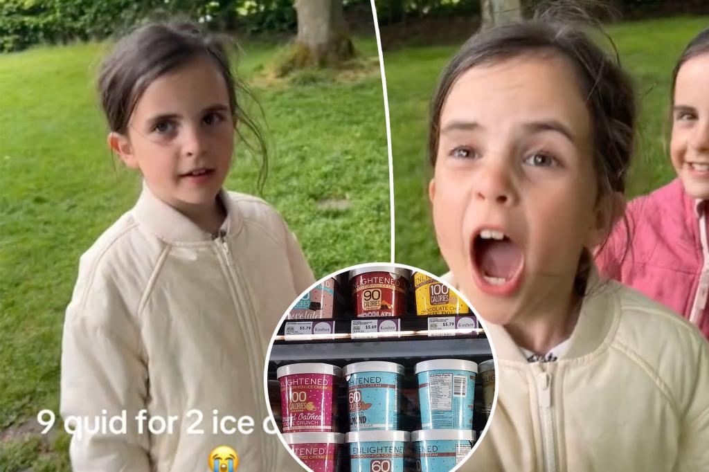 Eight-year-old's inflation rant over ice cream prices goes viral