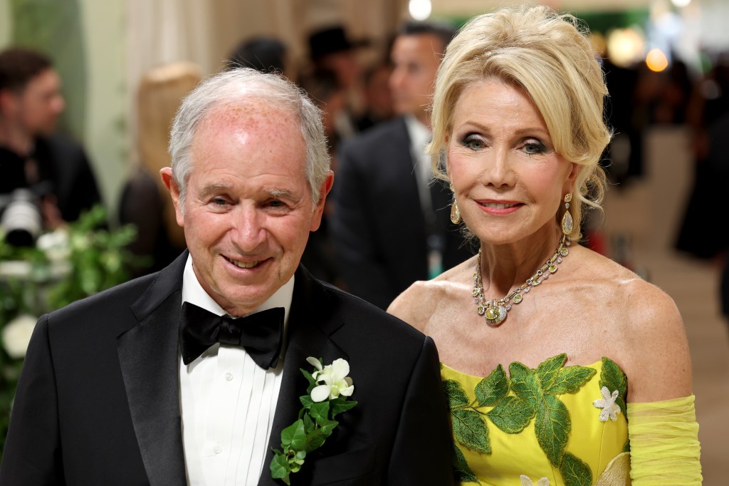 Schwarzman and wife Christine at the Met Gala earlier this month.