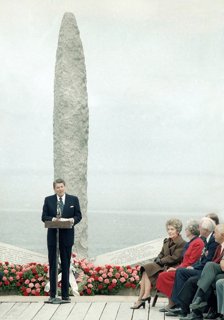 Biden’s visit to Normandy for the 80th anniversary of the D-Day invasion was overshadowed from the start by Reagan’s exceptional speech at the same spot 40 years earlier. 